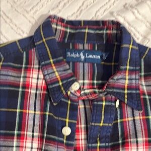 Ralph Lauren Men's Blue Plaid Shirt